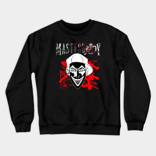 MASTERBOY - dance music 90s red graffiti Crewneck Sweatshirt